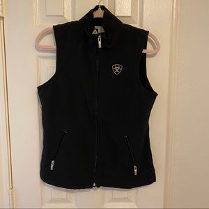 Ariat Vest Western Jacket Coat Small S Black Woman